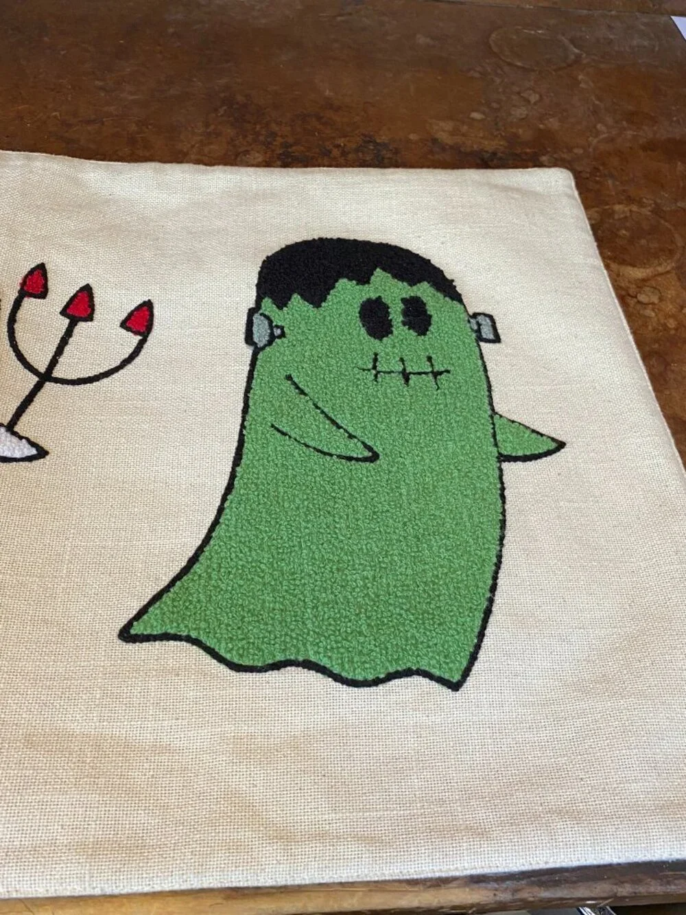isaac Mizrahi Halloween Ghost Goblins Ghouls Frankenstein Table Runner